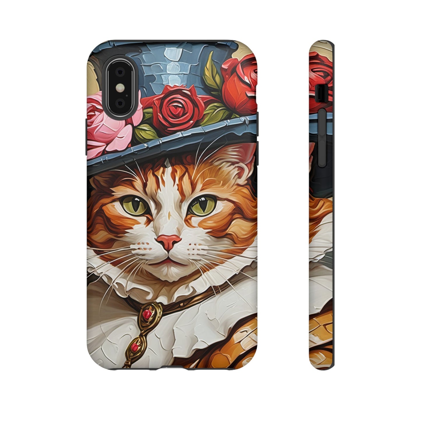 Oil Painting Cat Tough Phone Cases (A Gentleman)