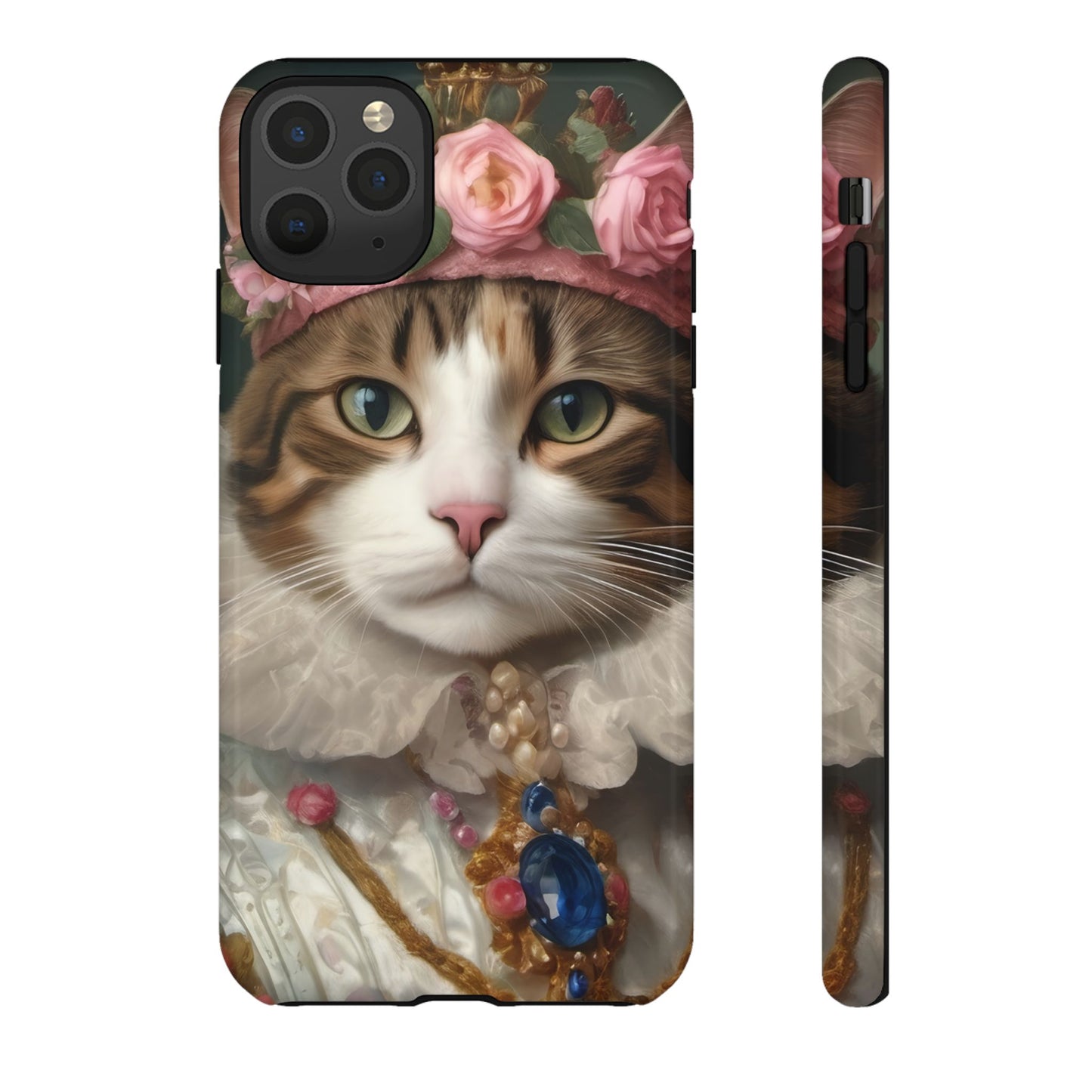 Rococo Cat Tough Phone Cases (A Queen)