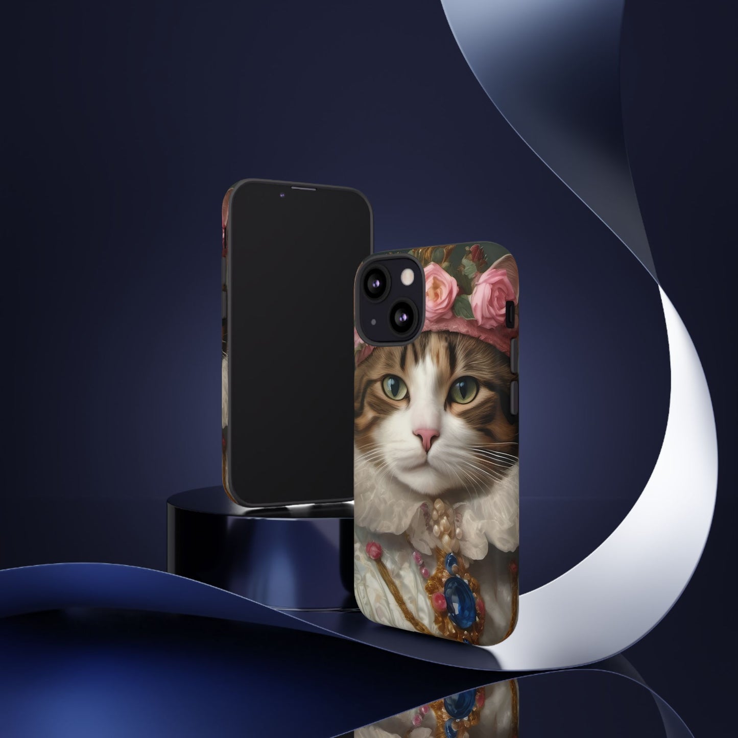 Rococo Cat Tough Phone Cases (A Queen)