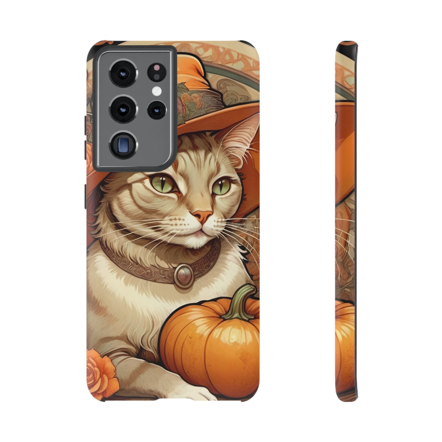Halloween Alphonse Mucha Tough Phone Cases