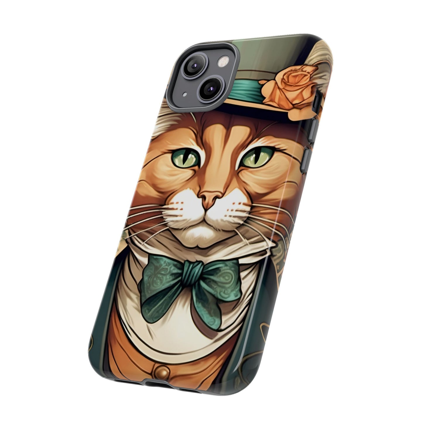 Alphonse Mucha Tough Phone Cases (A gentleman cat)
