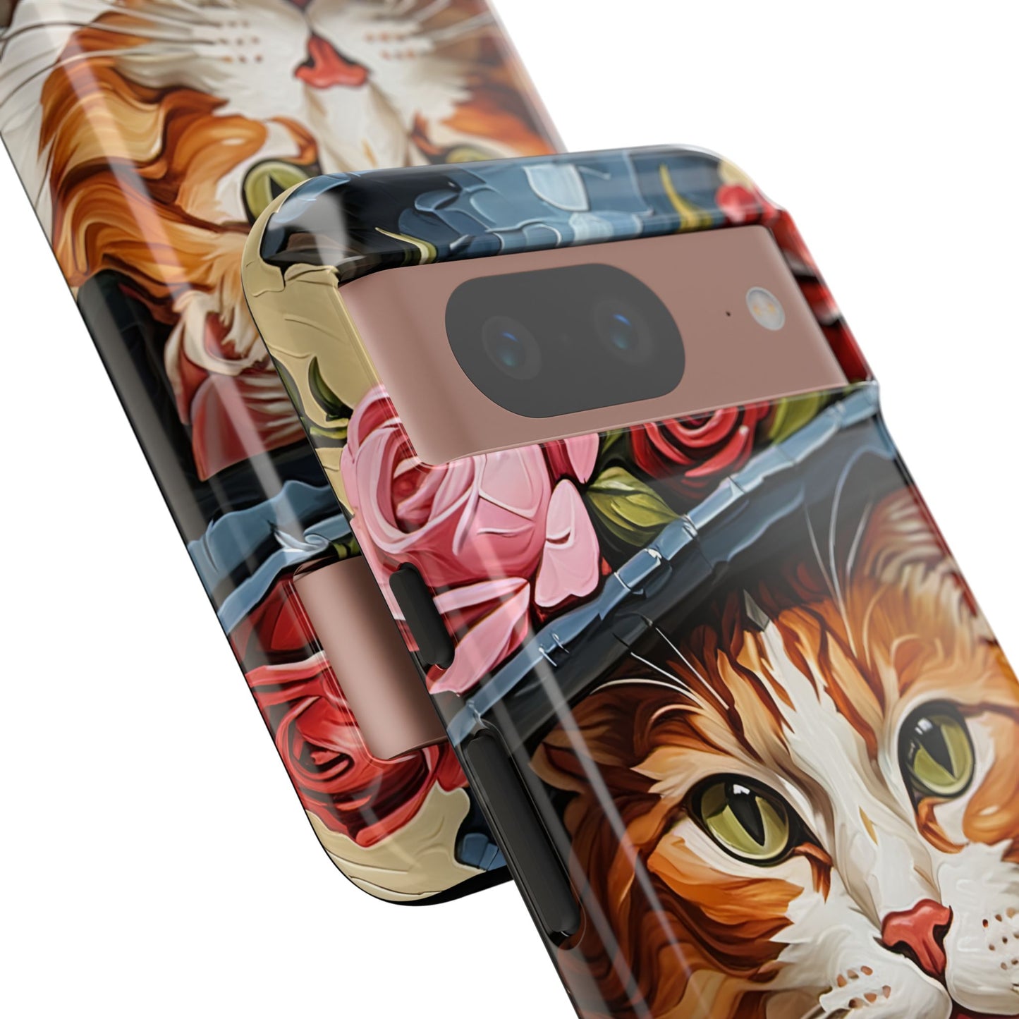 Oil Painting Cat Tough Phone Cases (A Gentleman)