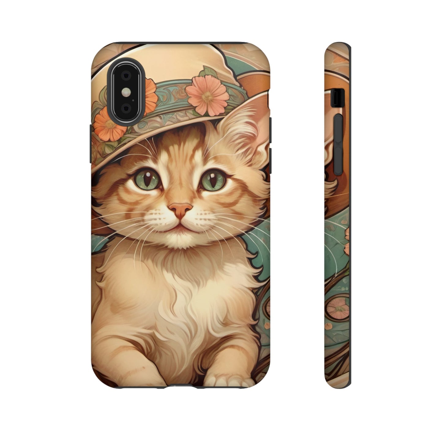 Alphonse Mucha Tough Phone Cases (A kitten)
