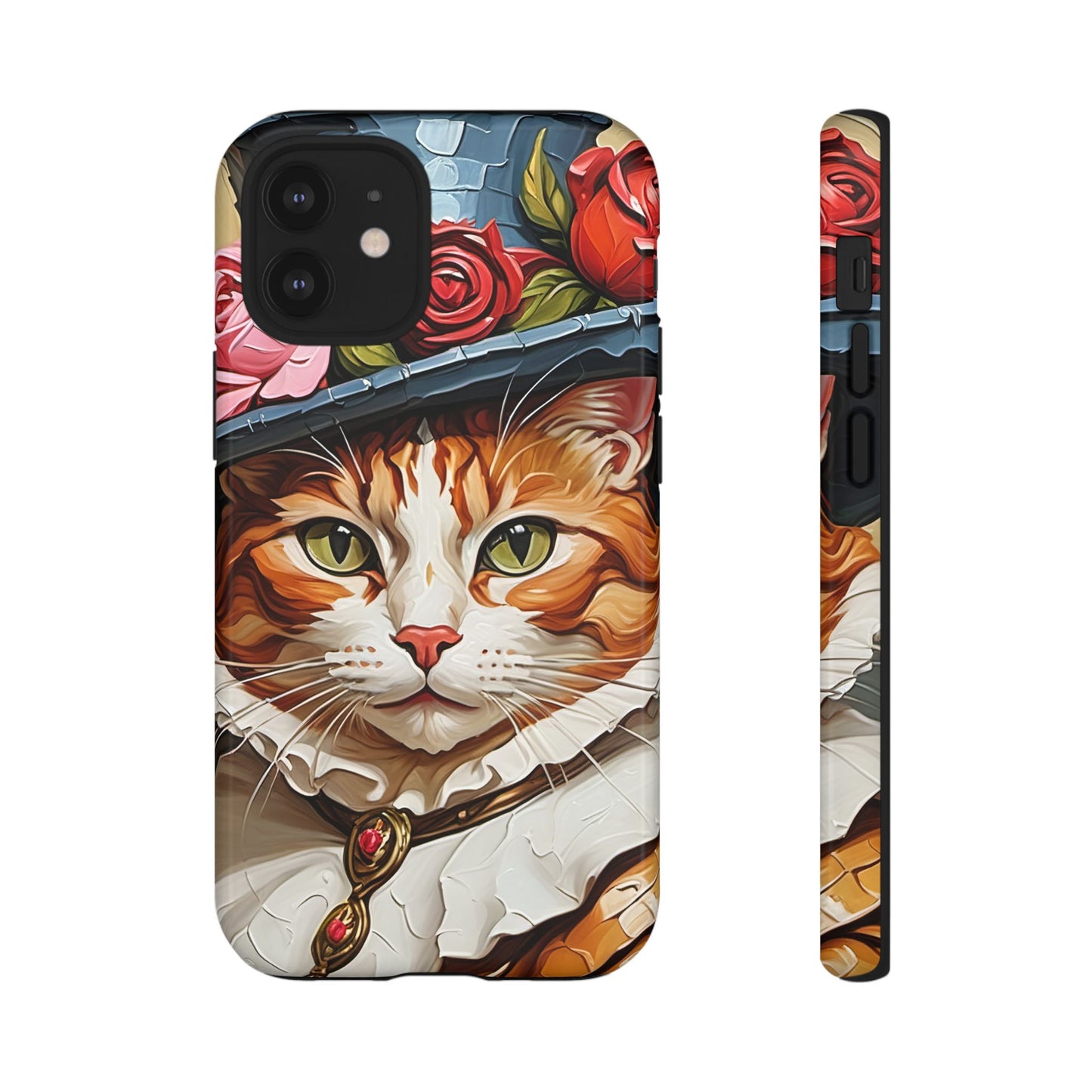 Oil Painting Cat Tough Phone Cases (A Gentleman)