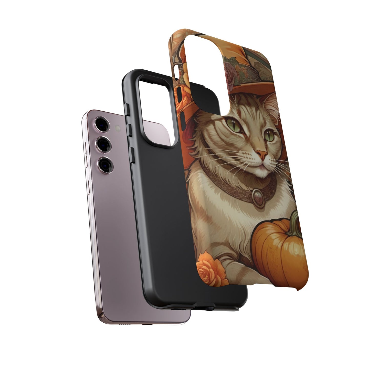 Halloween Alphonse Mucha Tough Phone Cases