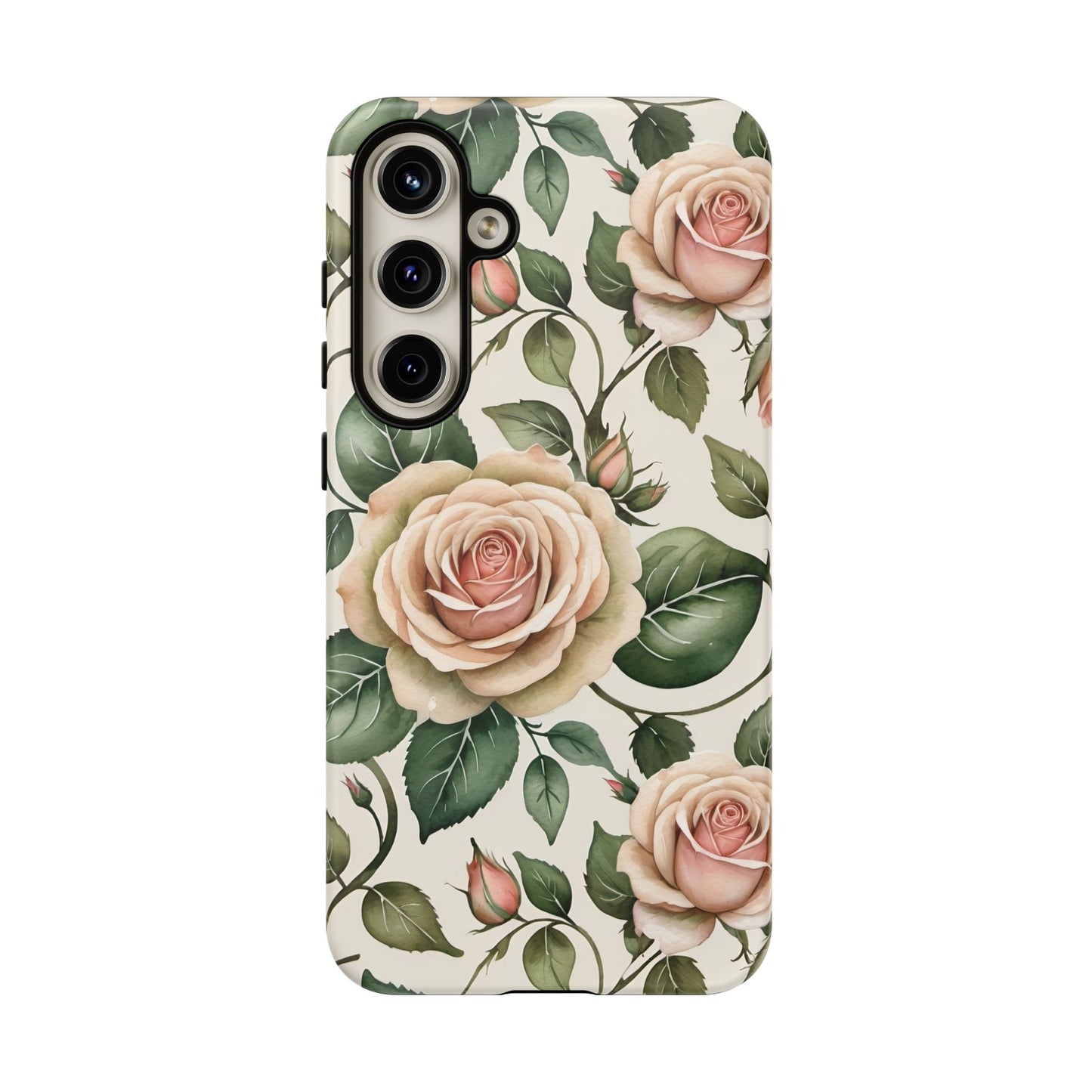 Watercolor Large Roses Tough Cases 2