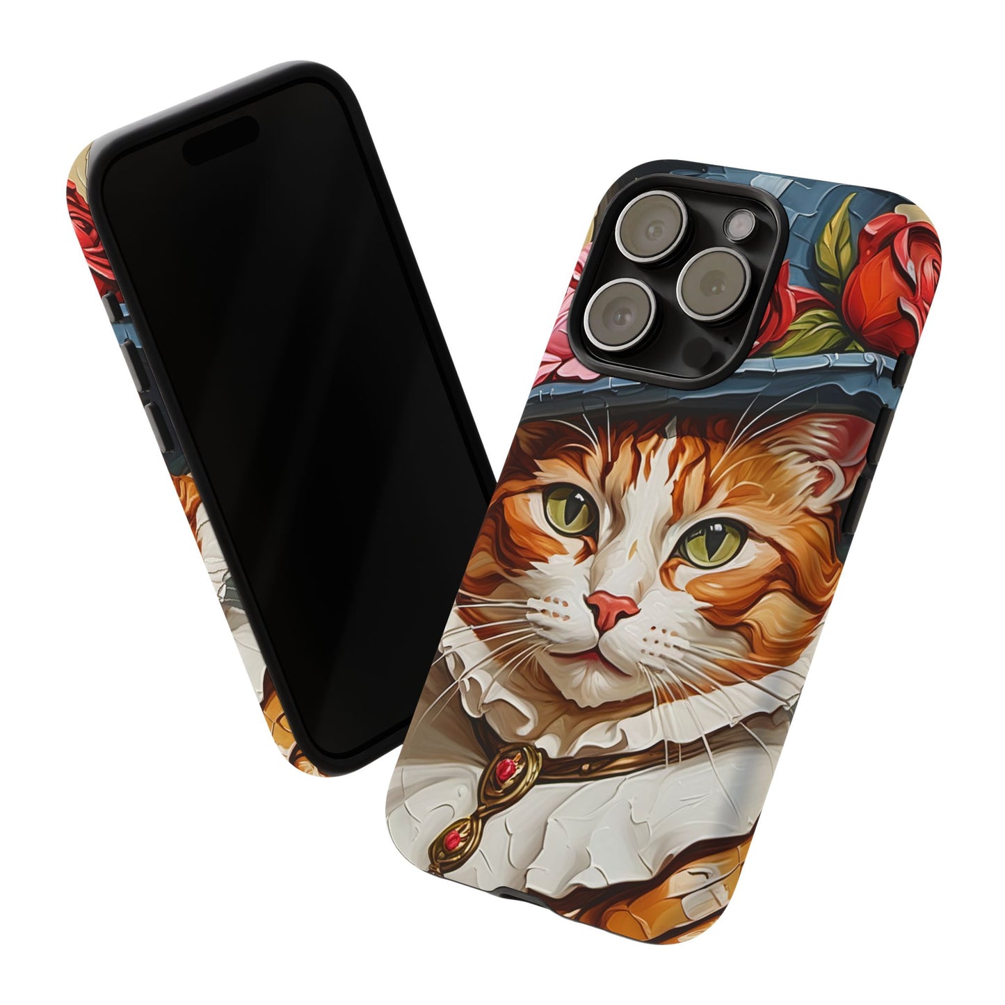 Oil Painting Cat Tough Phone Cases (A Gentleman)