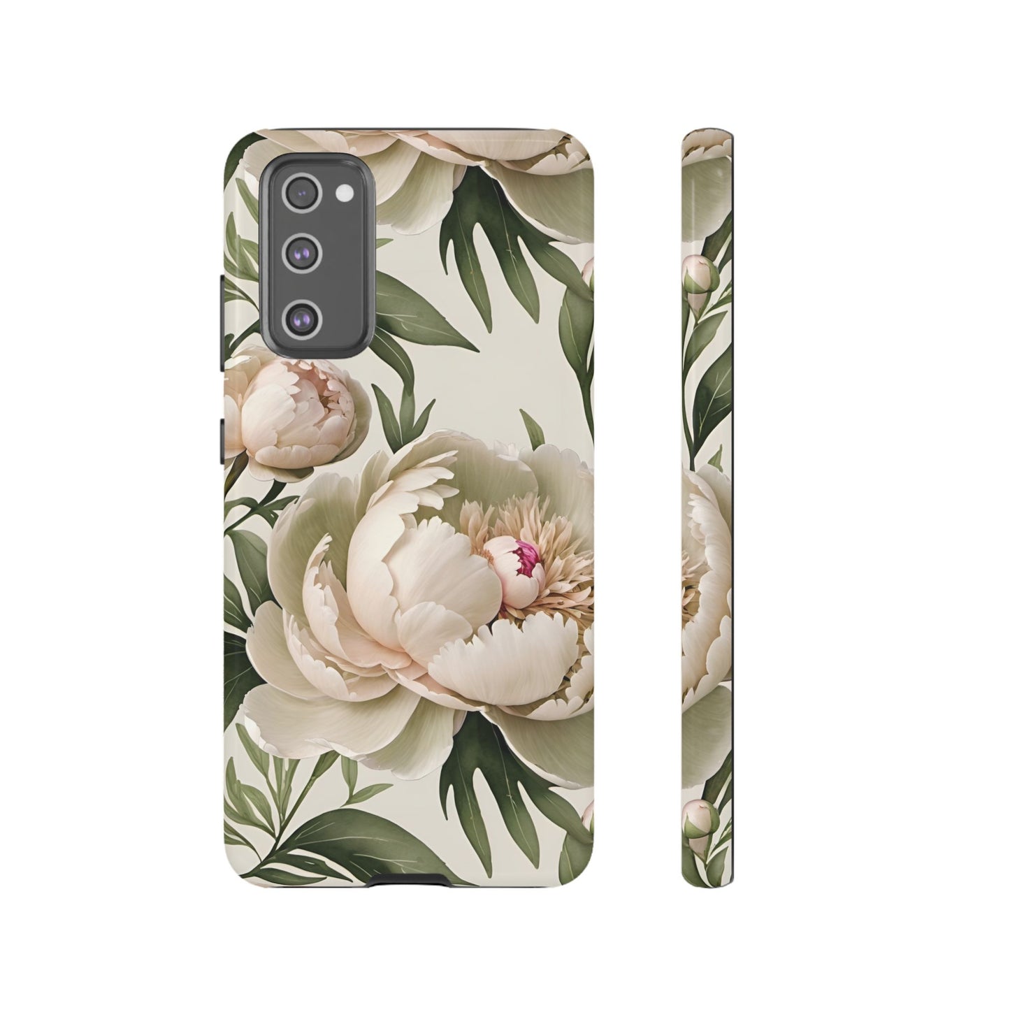 Watercolor Large Peonies Tough Cases