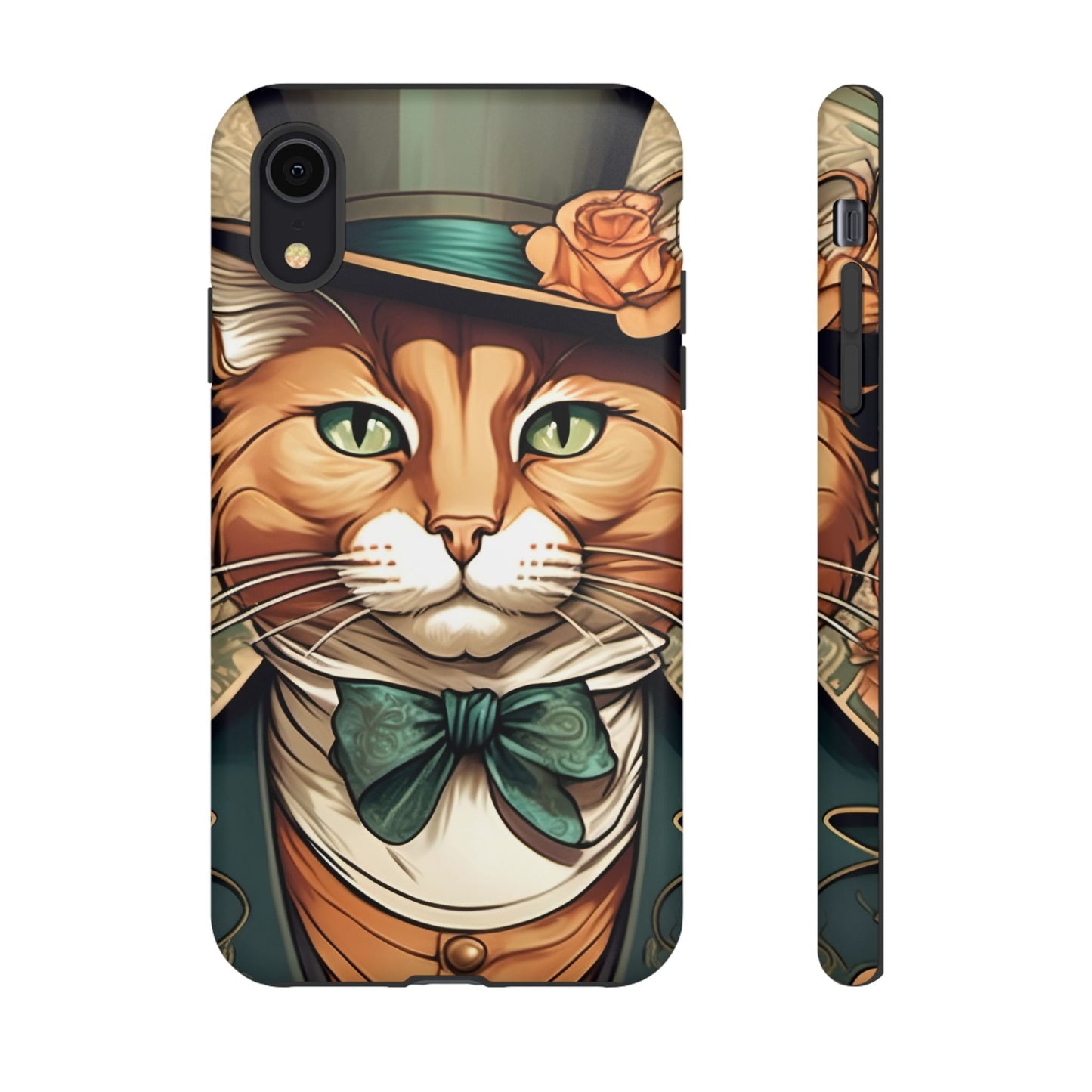 Alphonse Mucha Tough Phone Cases (A gentleman cat)
