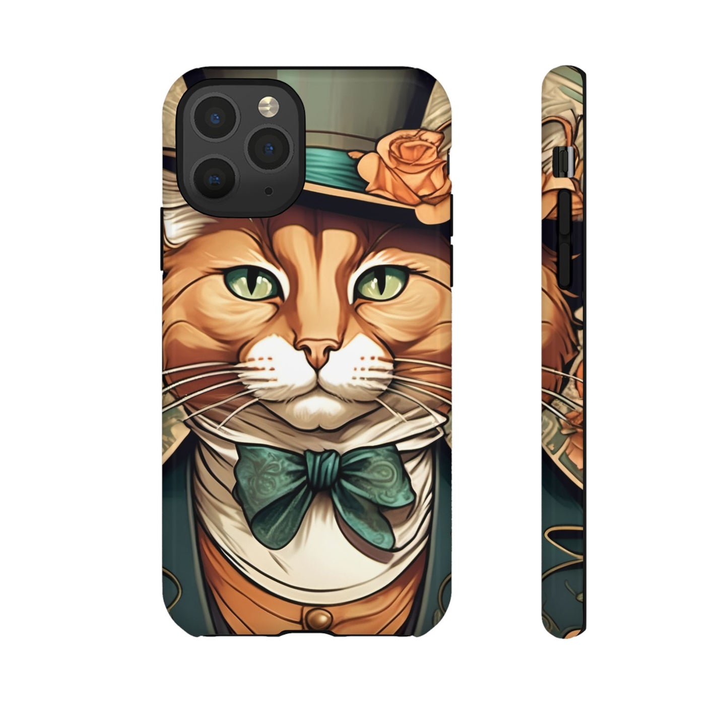 Alphonse Mucha Tough Phone Cases (A gentleman cat)