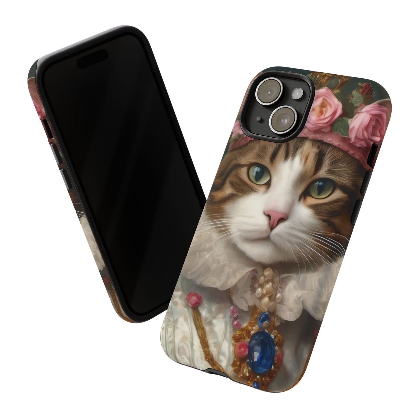 Rococo Cat Tough Phone Cases (A Queen)