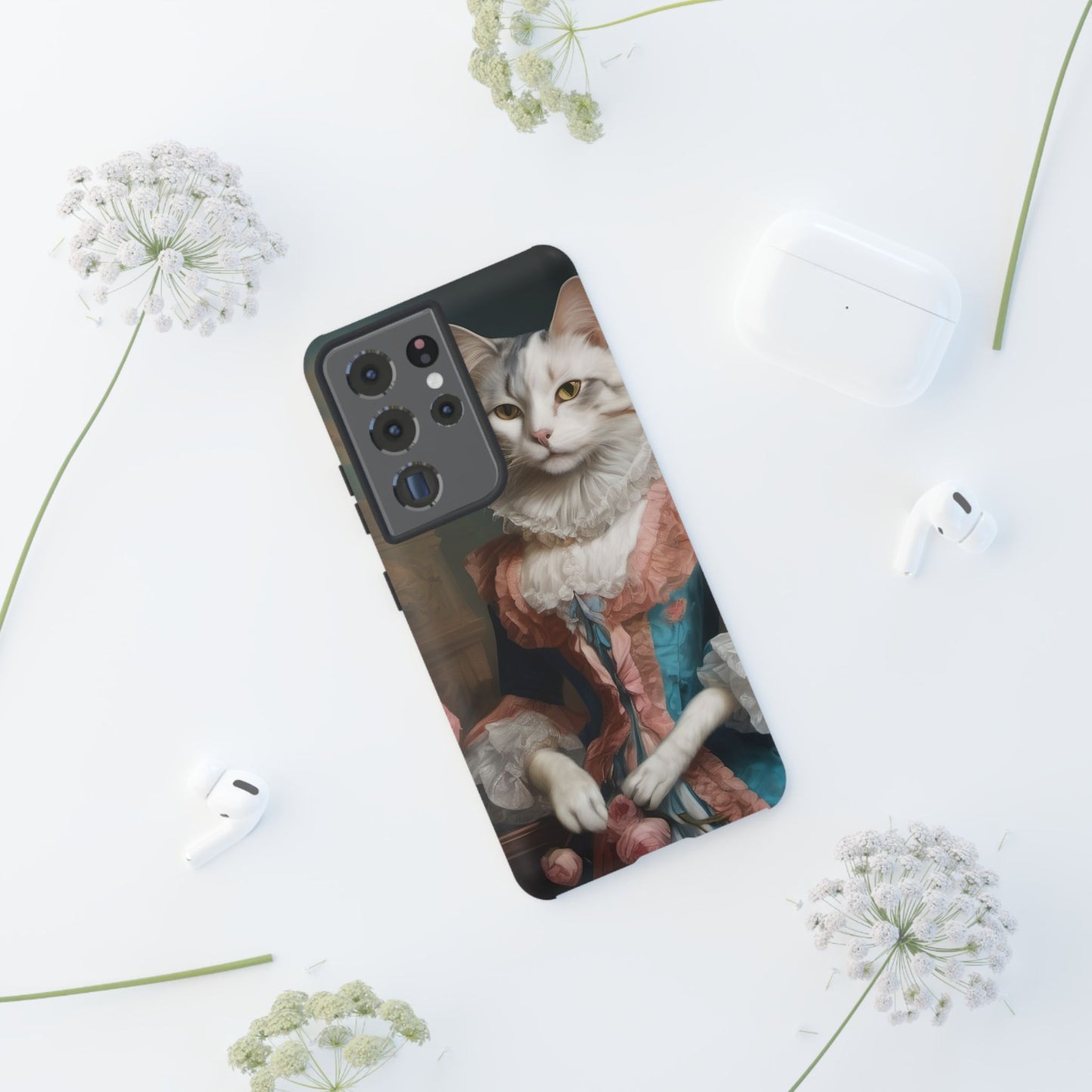 Rococo Cat Tough Phone Cases (A Queen 3)