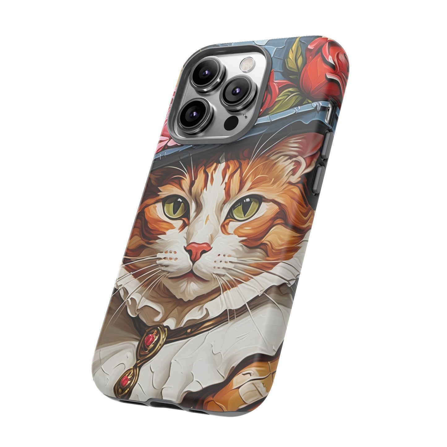Oil Painting Cat Tough Phone Cases (A Gentleman)