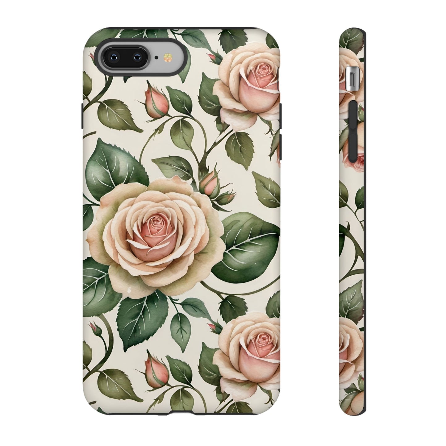 Watercolor Large Roses Tough Cases 2