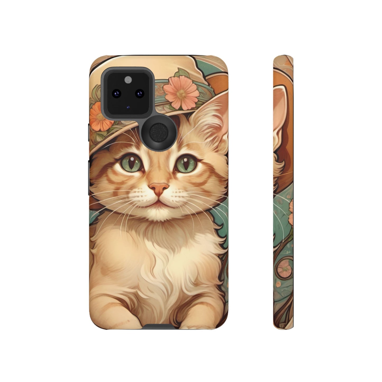 Alphonse Mucha Tough Phone Cases (A kitten)