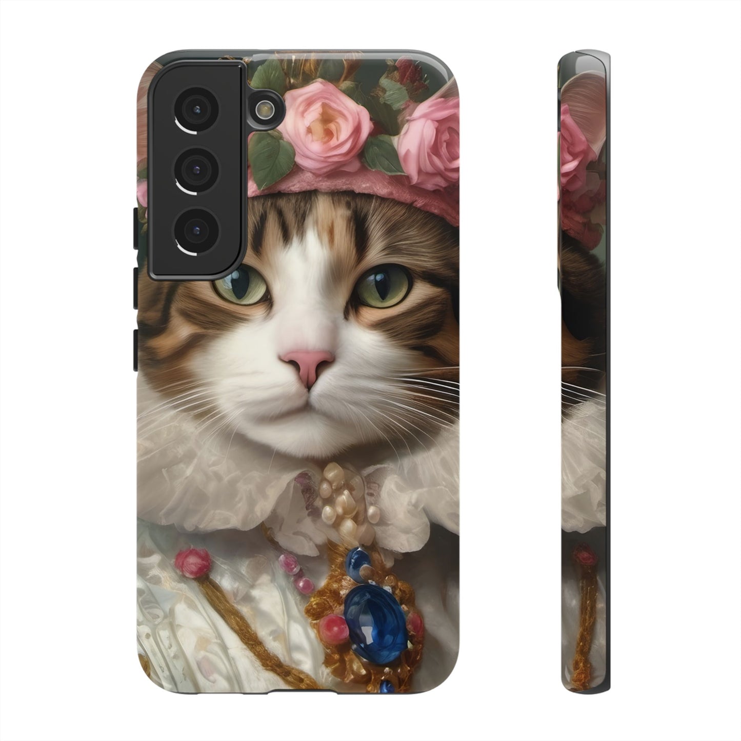 Rococo Cat Tough Phone Cases (A Queen)