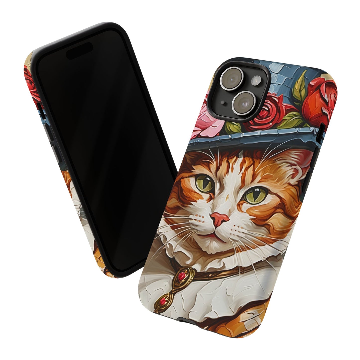 Oil Painting Cat Tough Phone Cases (A Gentleman)
