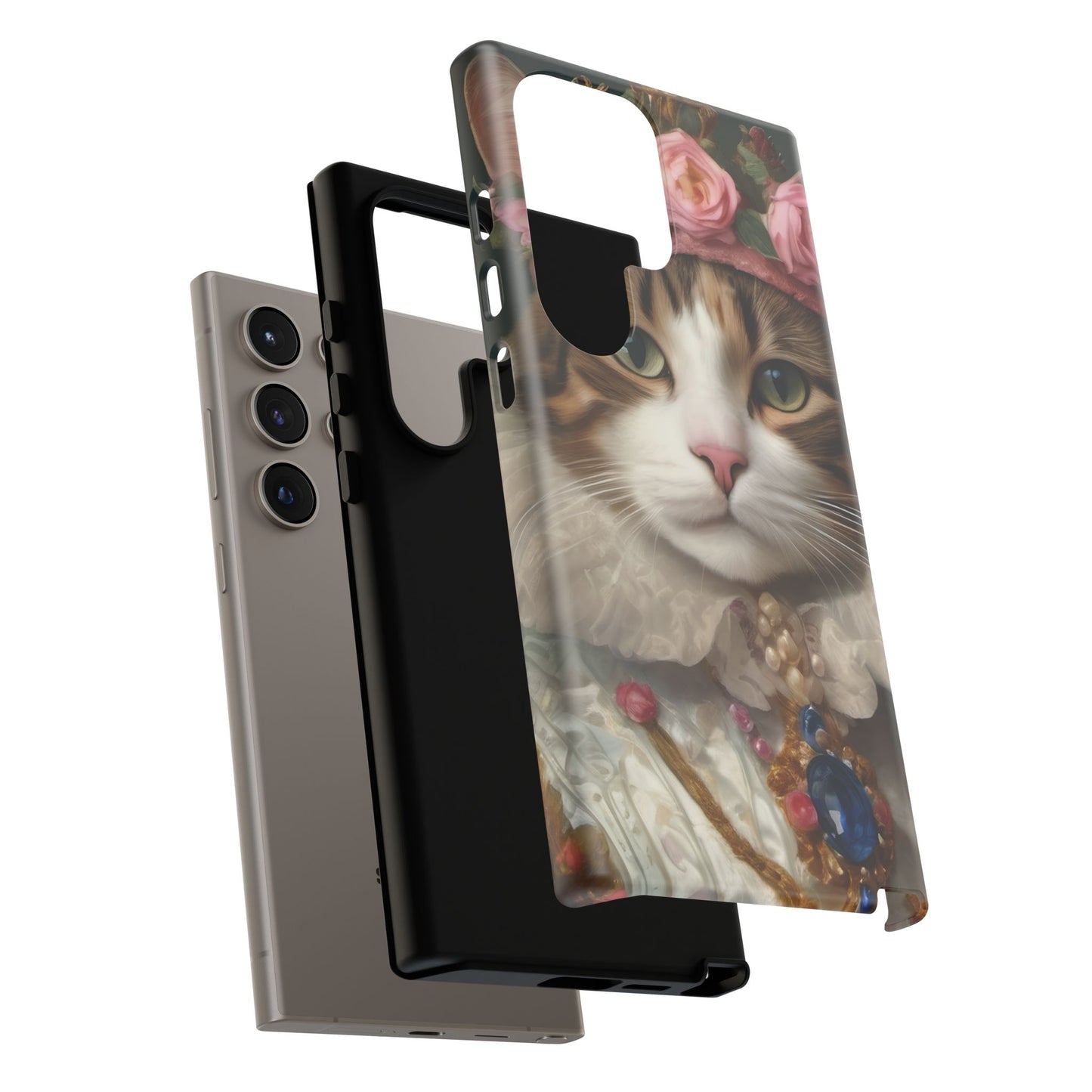 Rococo Cat Tough Phone Cases (A Queen)