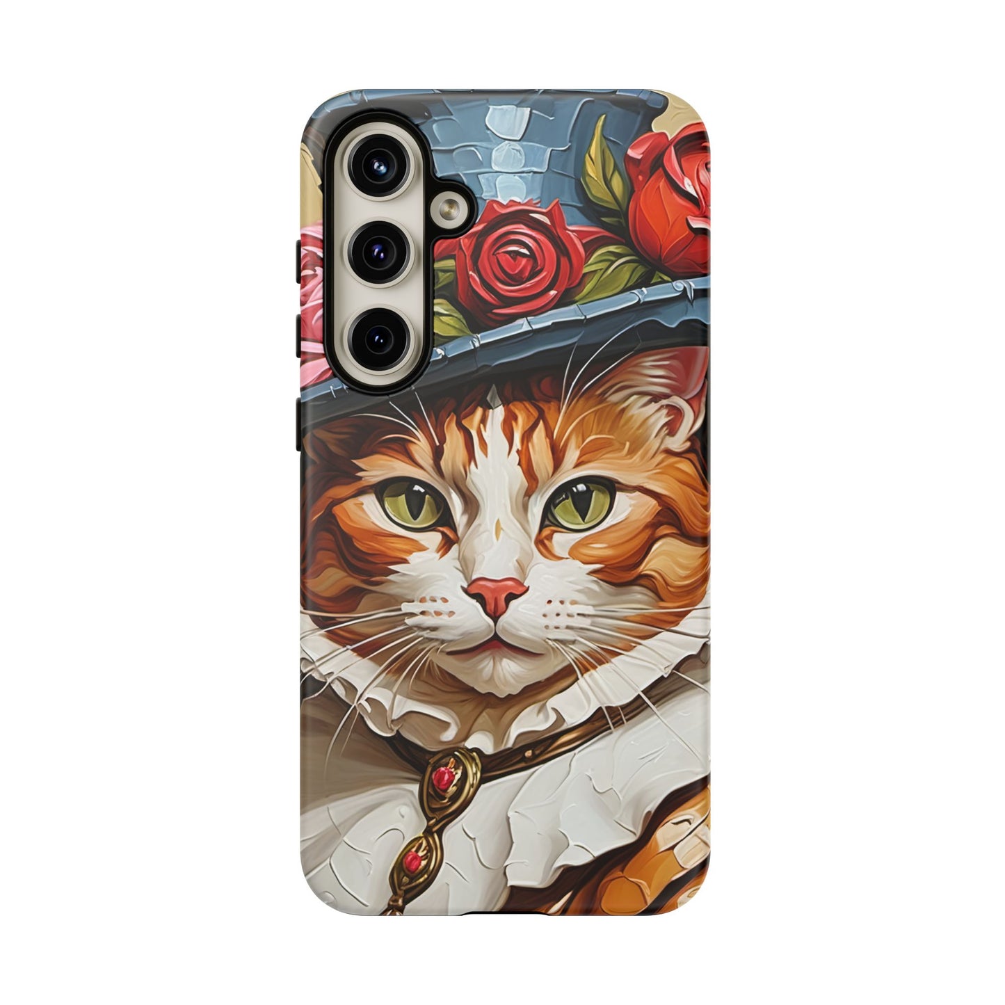 Oil Painting Cat Tough Phone Cases (A Gentleman)