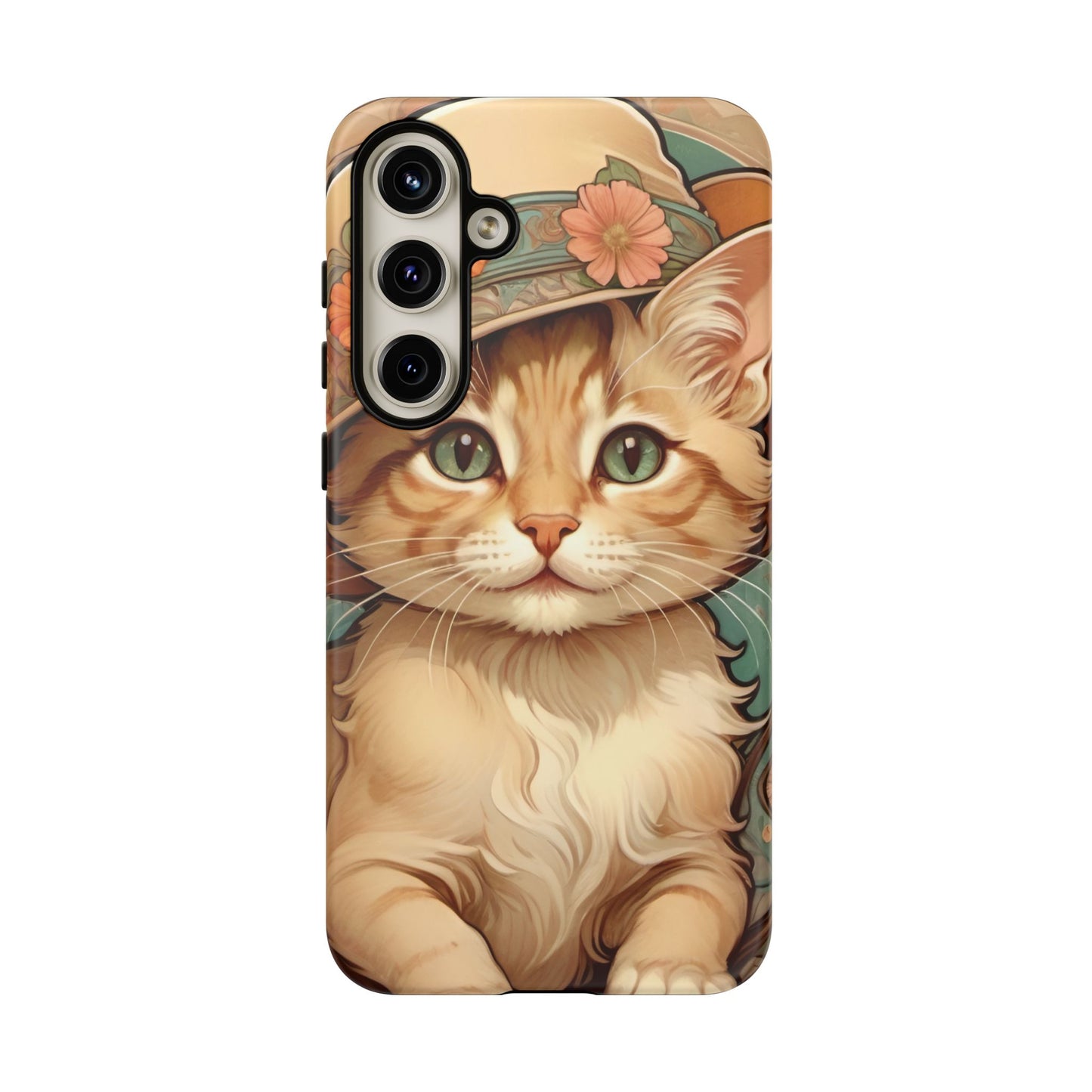 Alphonse Mucha Tough Phone Cases (A kitten)