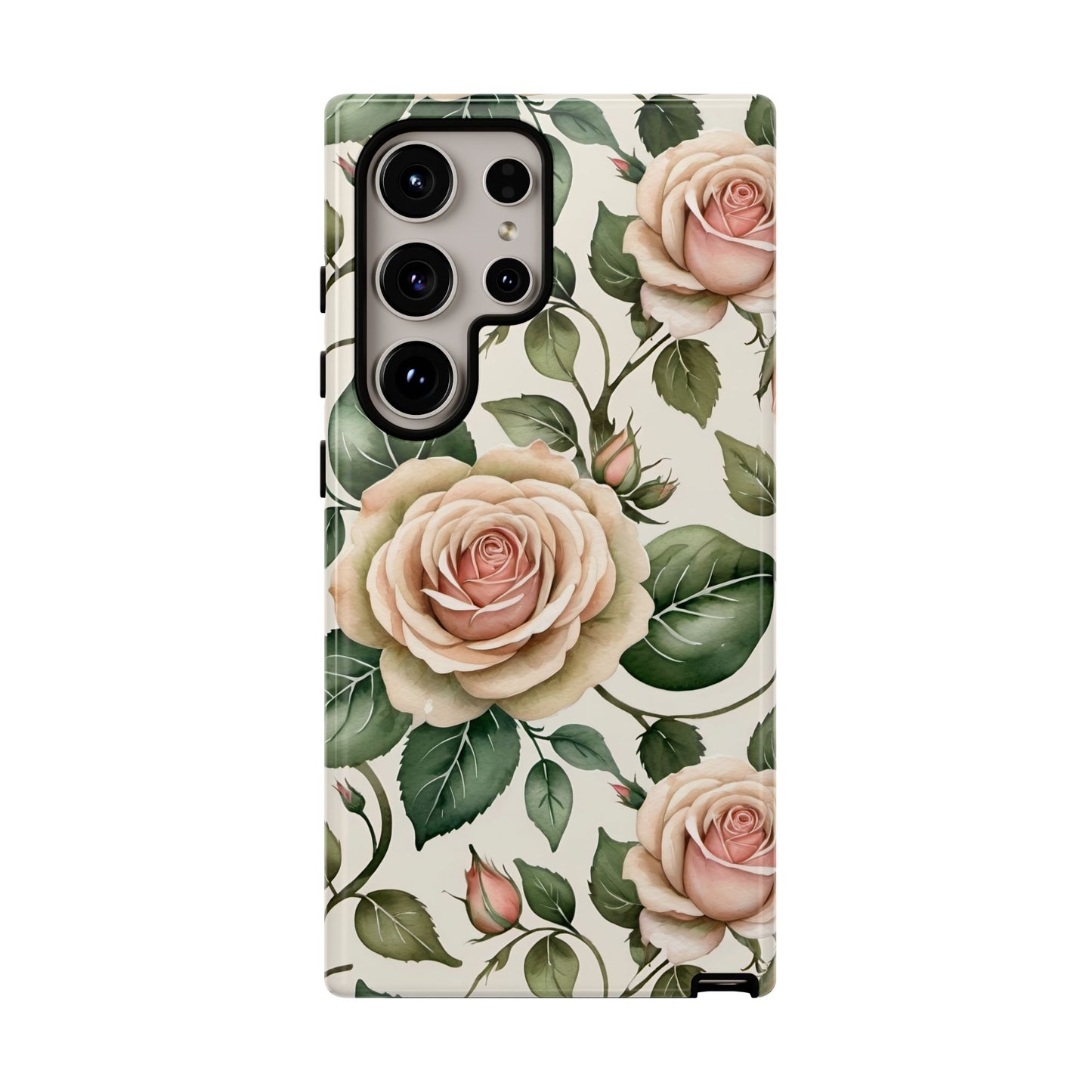 Watercolor Large Roses Tough Cases 2