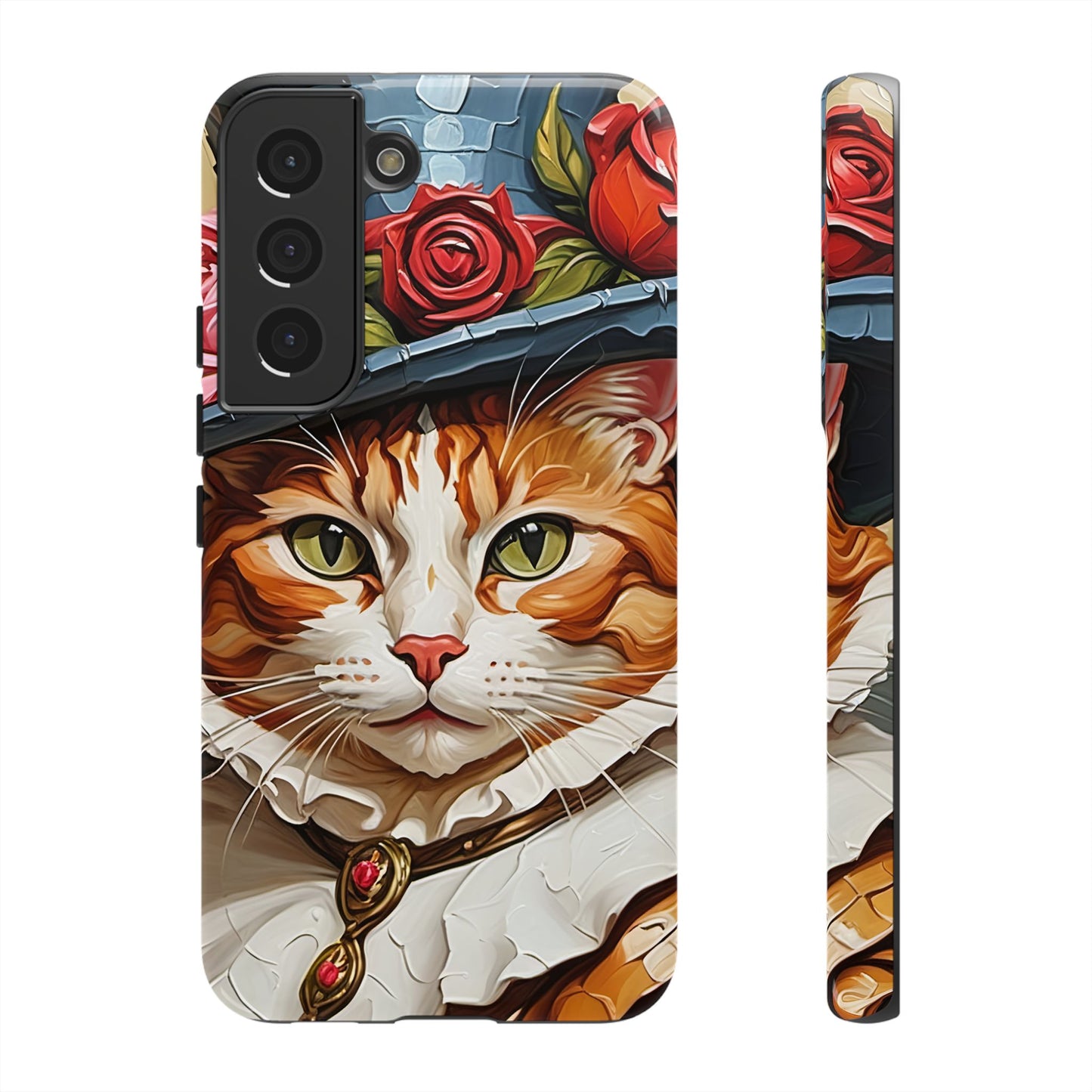 Oil Painting Cat Tough Phone Cases (A Gentleman)