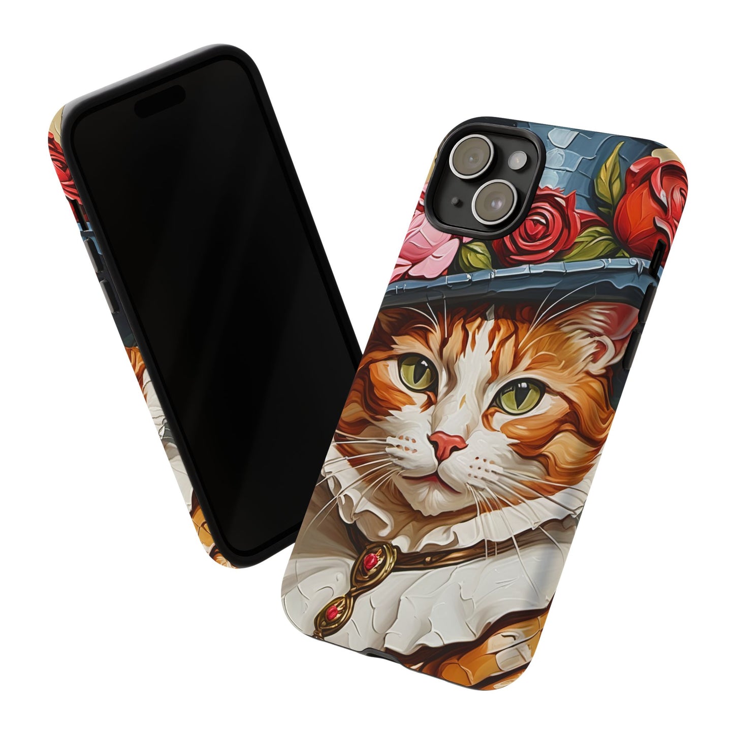 Oil Painting Cat Tough Phone Cases (A Gentleman)