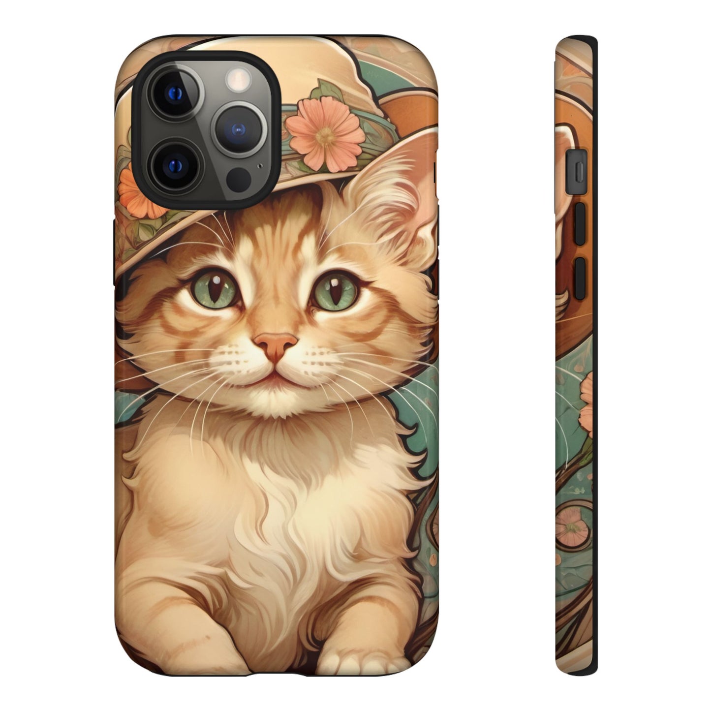 Alphonse Mucha Tough Phone Cases (A kitten)