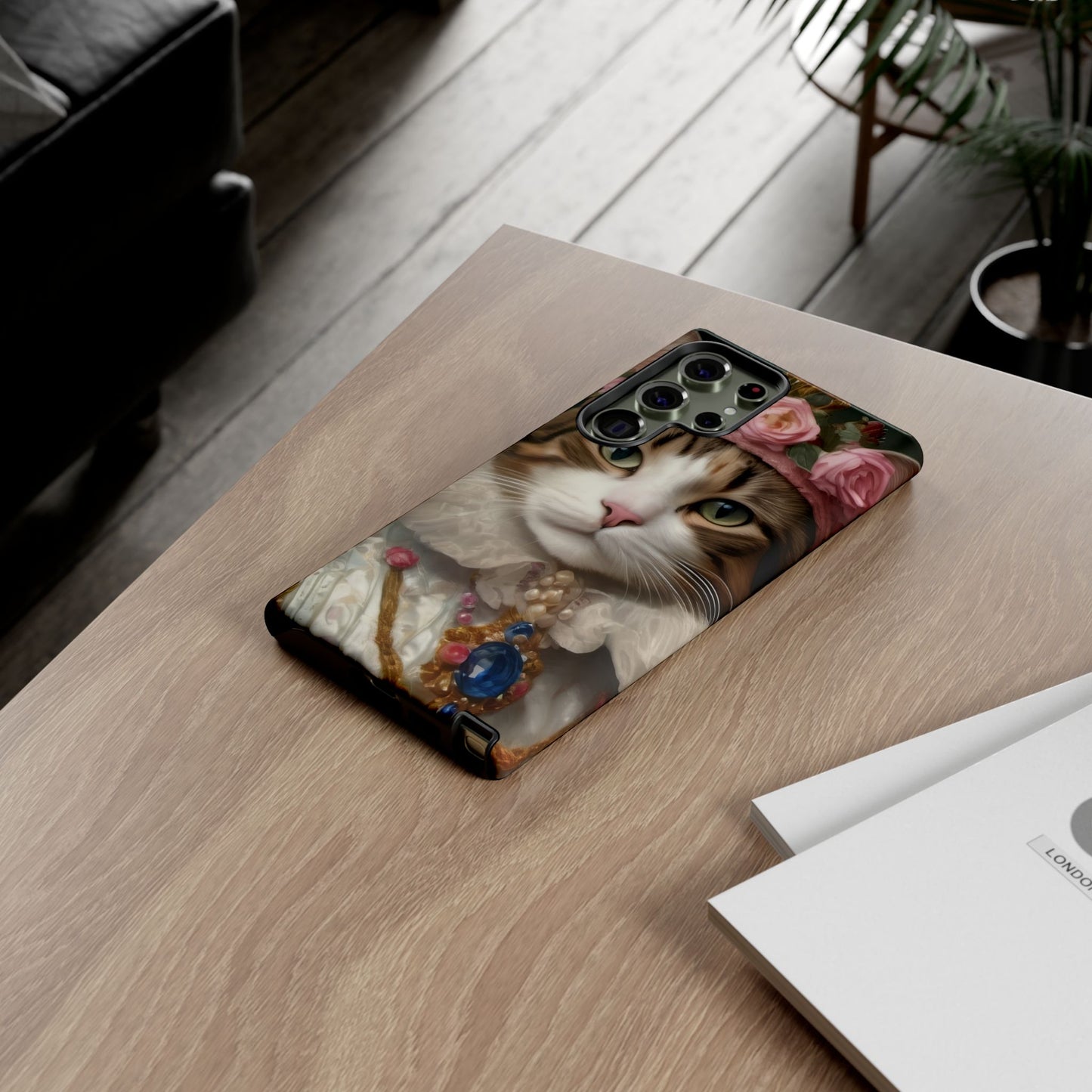Rococo Cat Tough Phone Cases (A Queen)