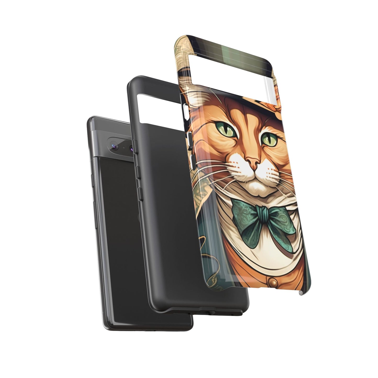 Alphonse Mucha Tough Phone Cases (A gentleman cat)