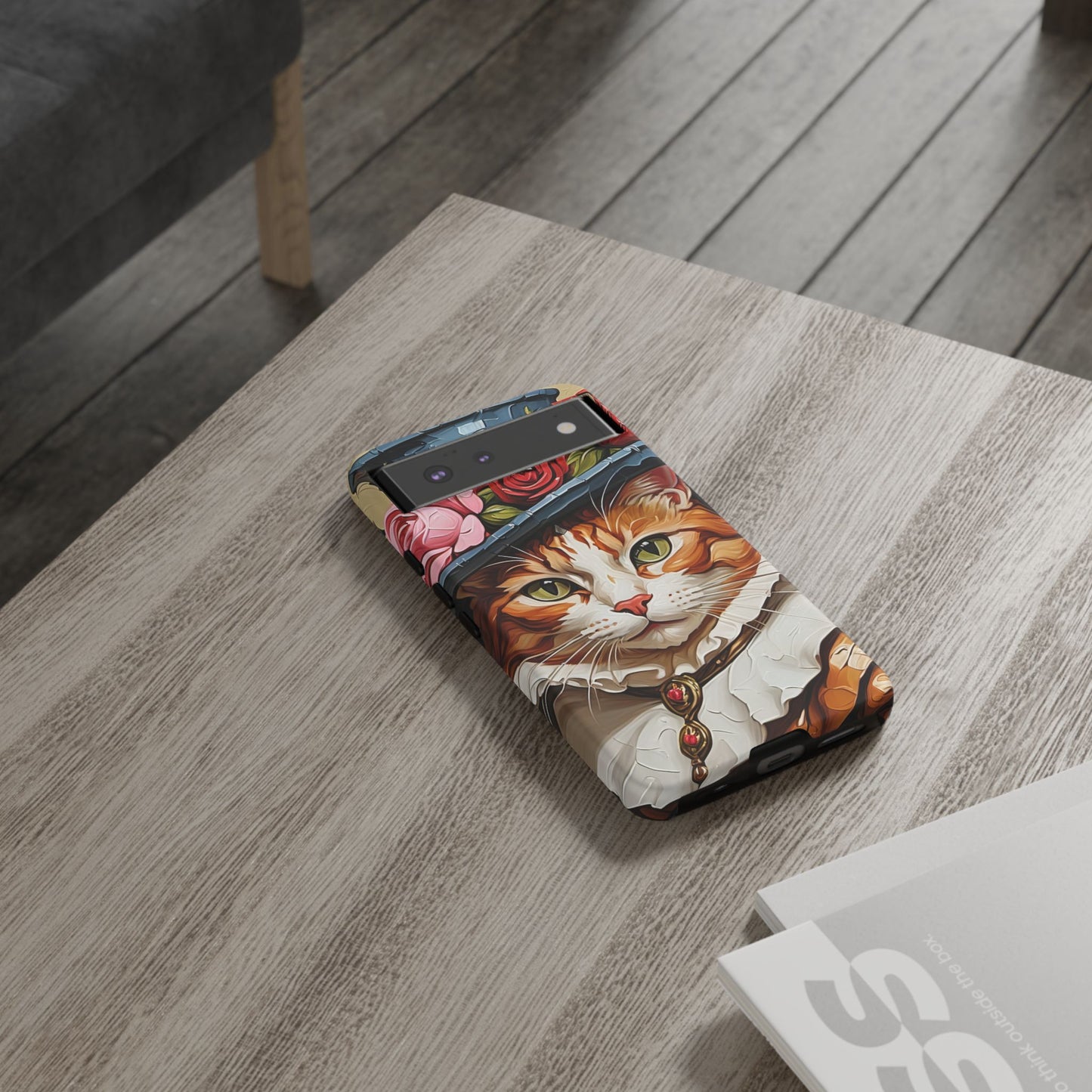 Oil Painting Cat Tough Phone Cases (A Gentleman)