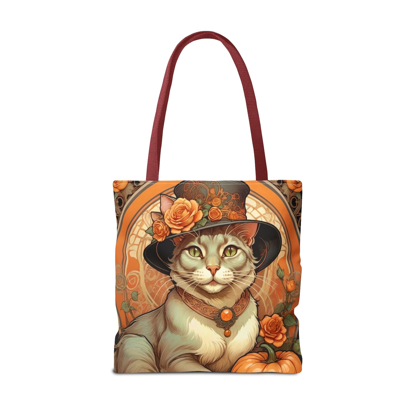 Halloween Art Nouveau Cat Tote