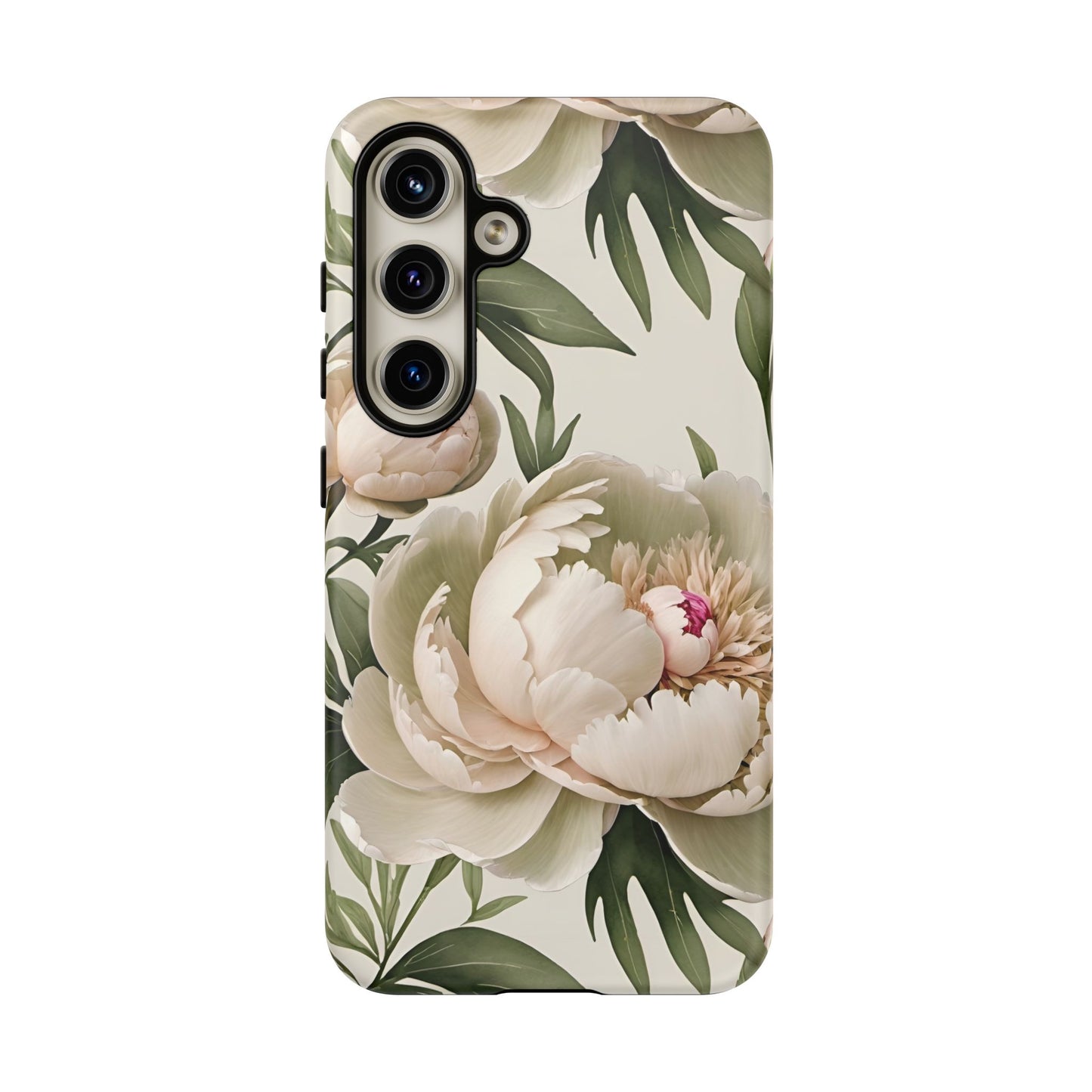 Watercolor Large Peonies Tough Cases