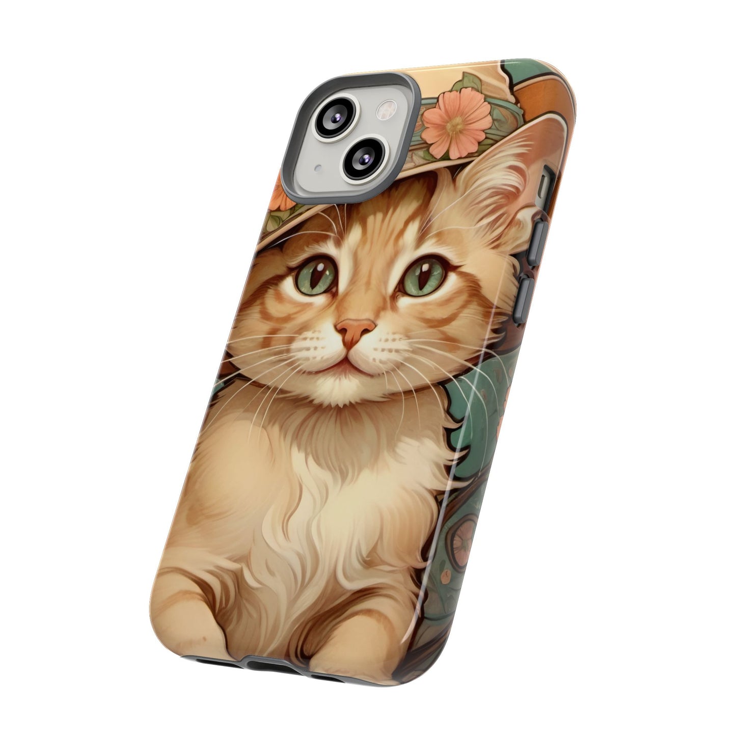 Alphonse Mucha Tough Phone Cases (A kitten)