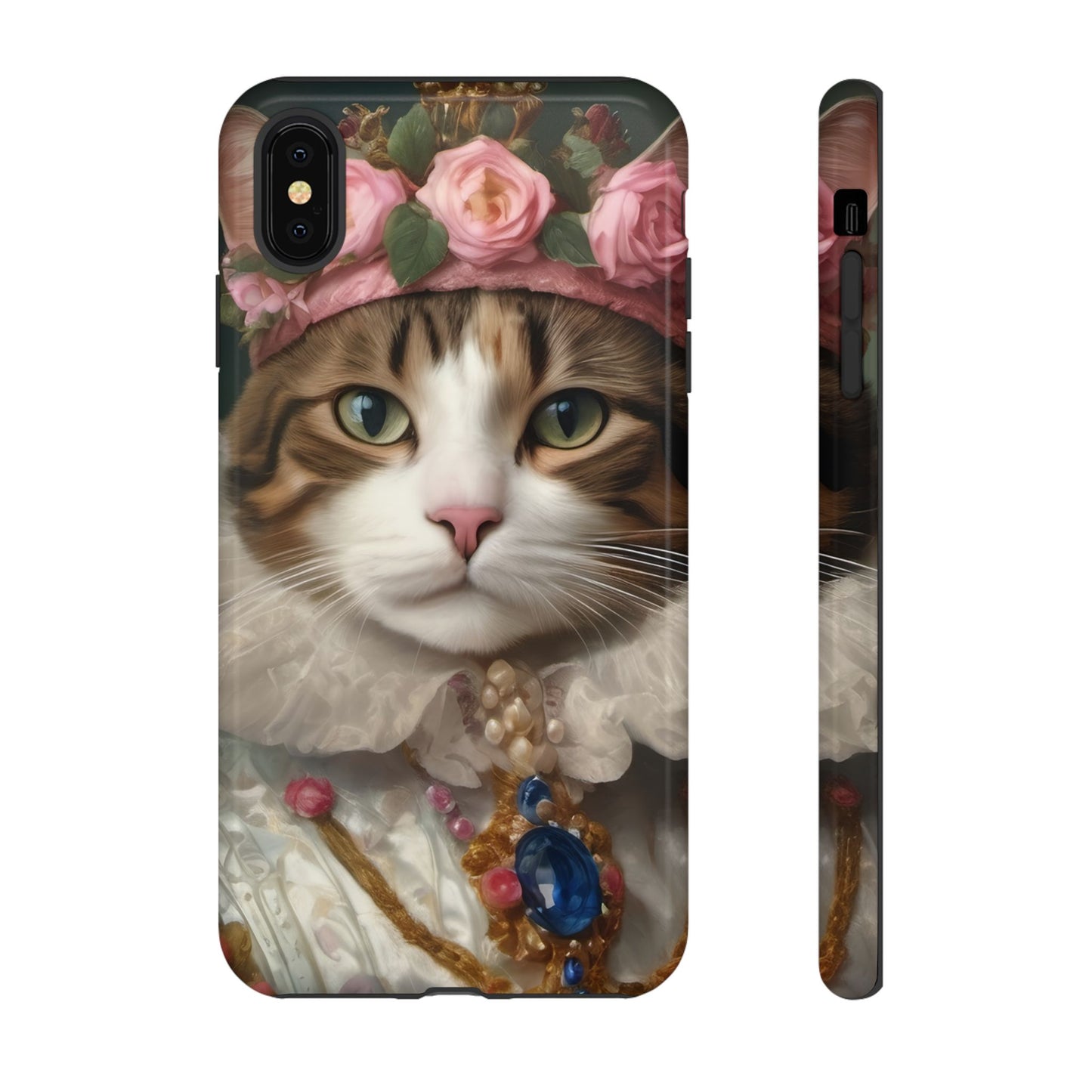 Rococo Cat Tough Phone Cases (A Queen)