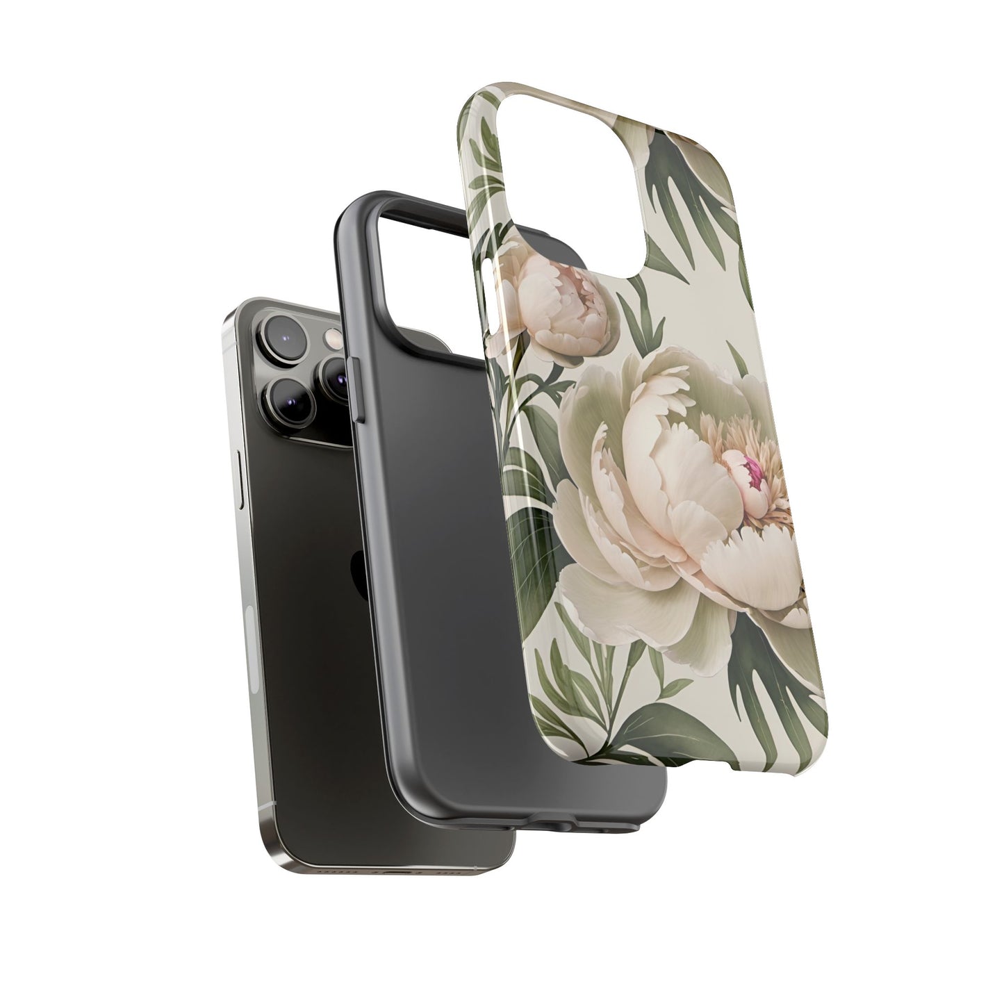 Watercolor Large Peonies Tough Cases
