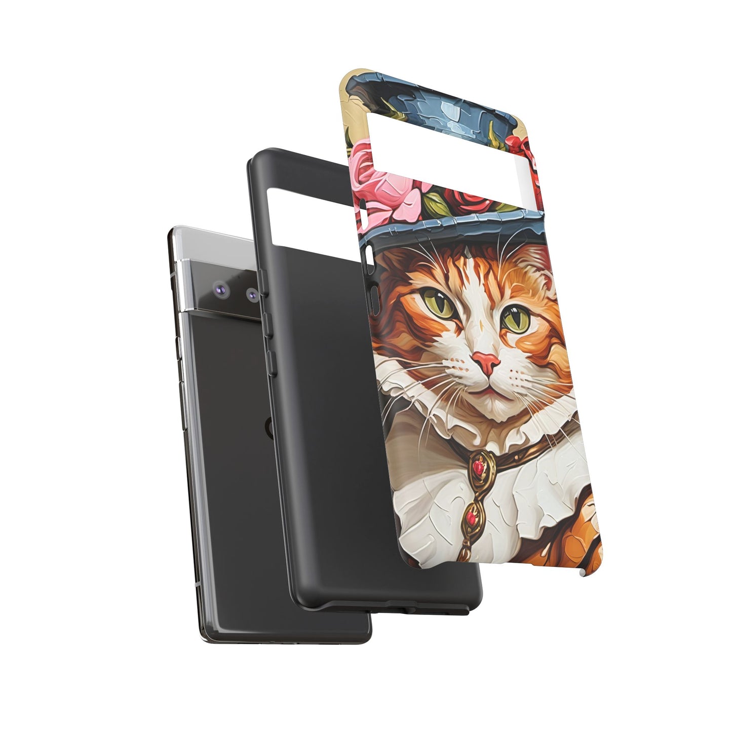 Oil Painting Cat Tough Phone Cases (A Gentleman)