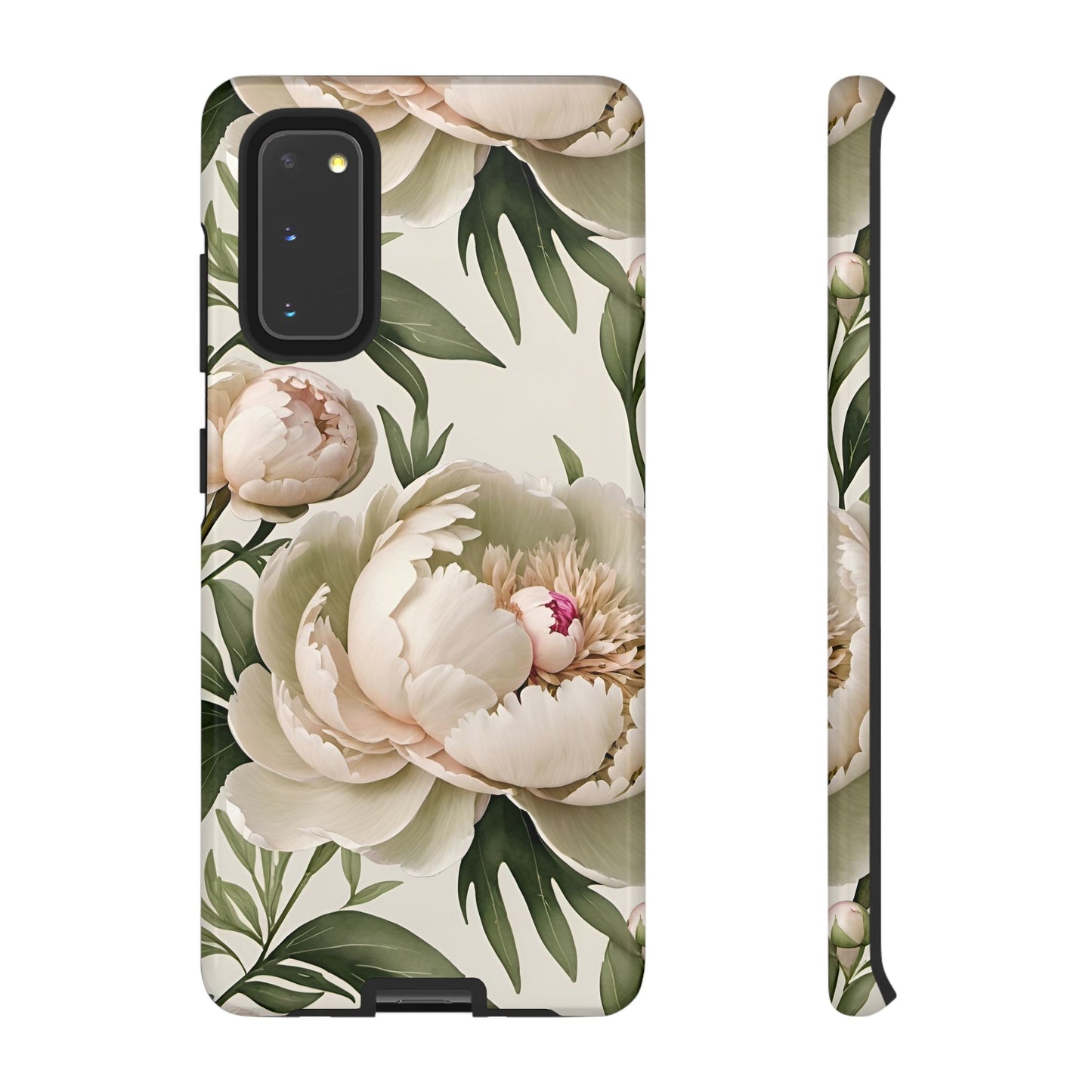 Watercolor Large Peonies Tough Cases