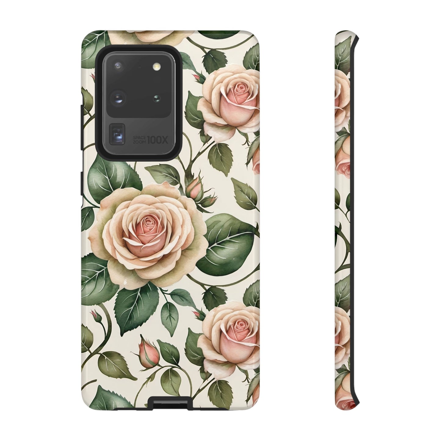 Watercolor Large Roses Tough Cases 2