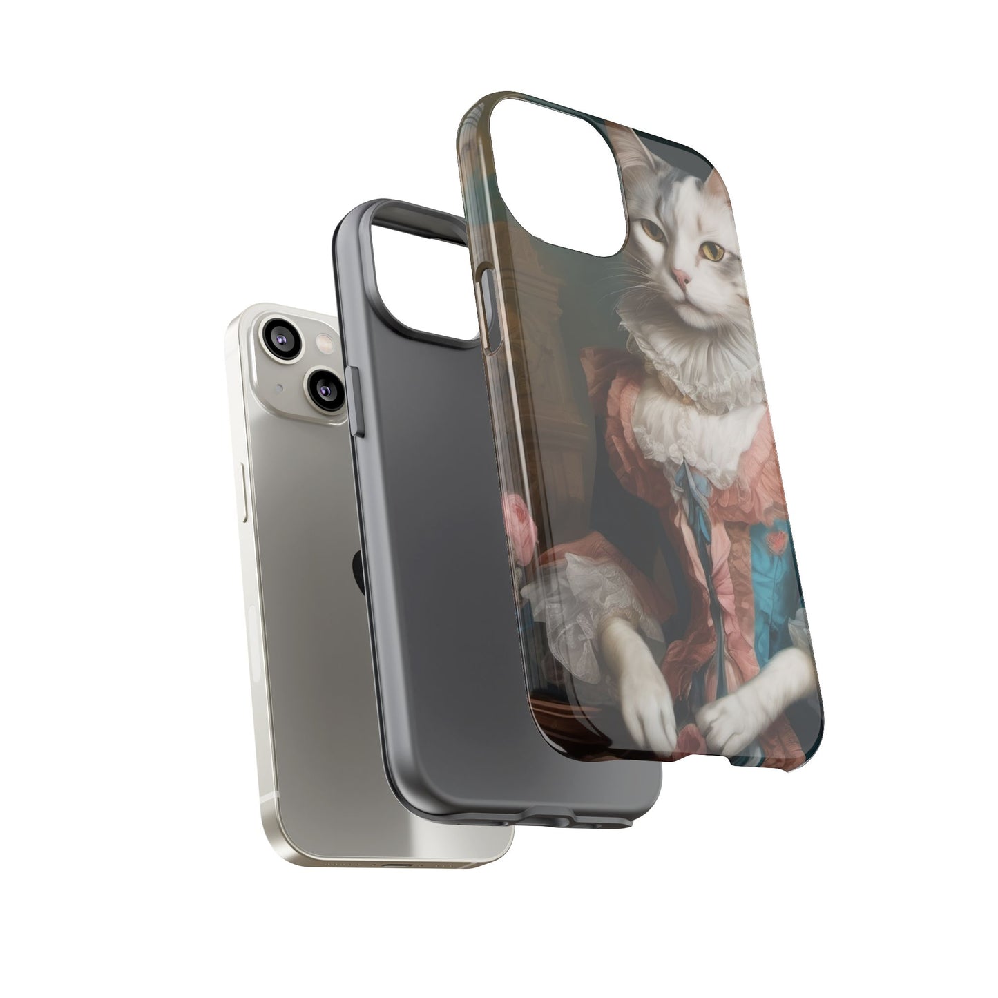 Rococo Cat Tough Phone Cases (A Queen 3)