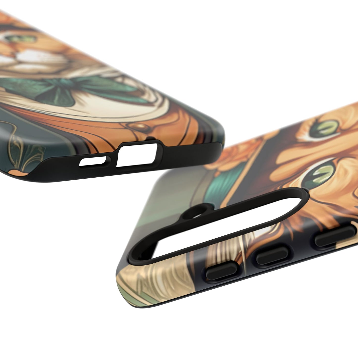 Alphonse Mucha Tough Phone Cases (A gentleman cat)