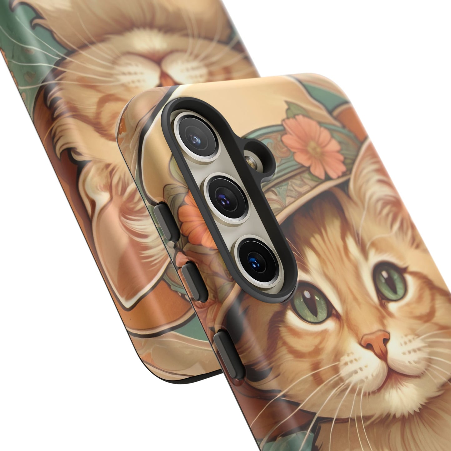 Alphonse Mucha Tough Phone Cases (A kitten)