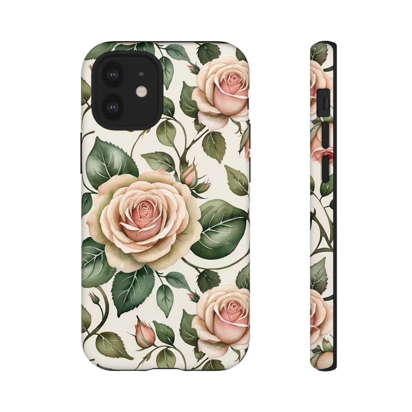 Watercolor Large Roses Tough Cases 2