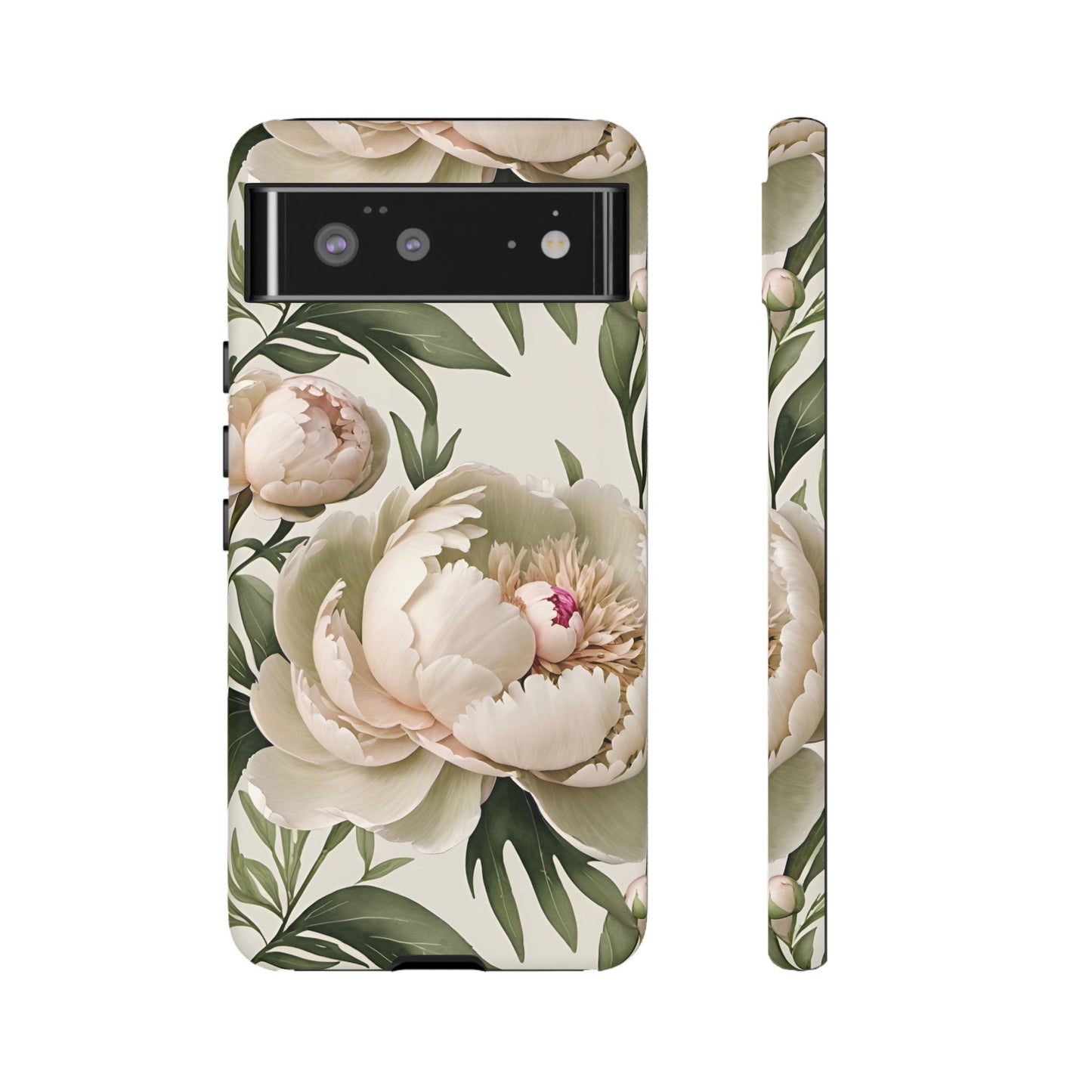 Watercolor Large Peonies Tough Cases