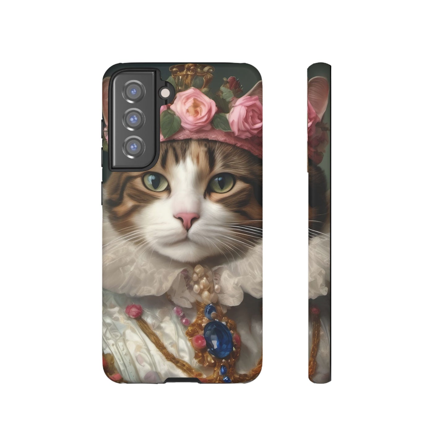 Rococo Cat Tough Phone Cases (A Queen)