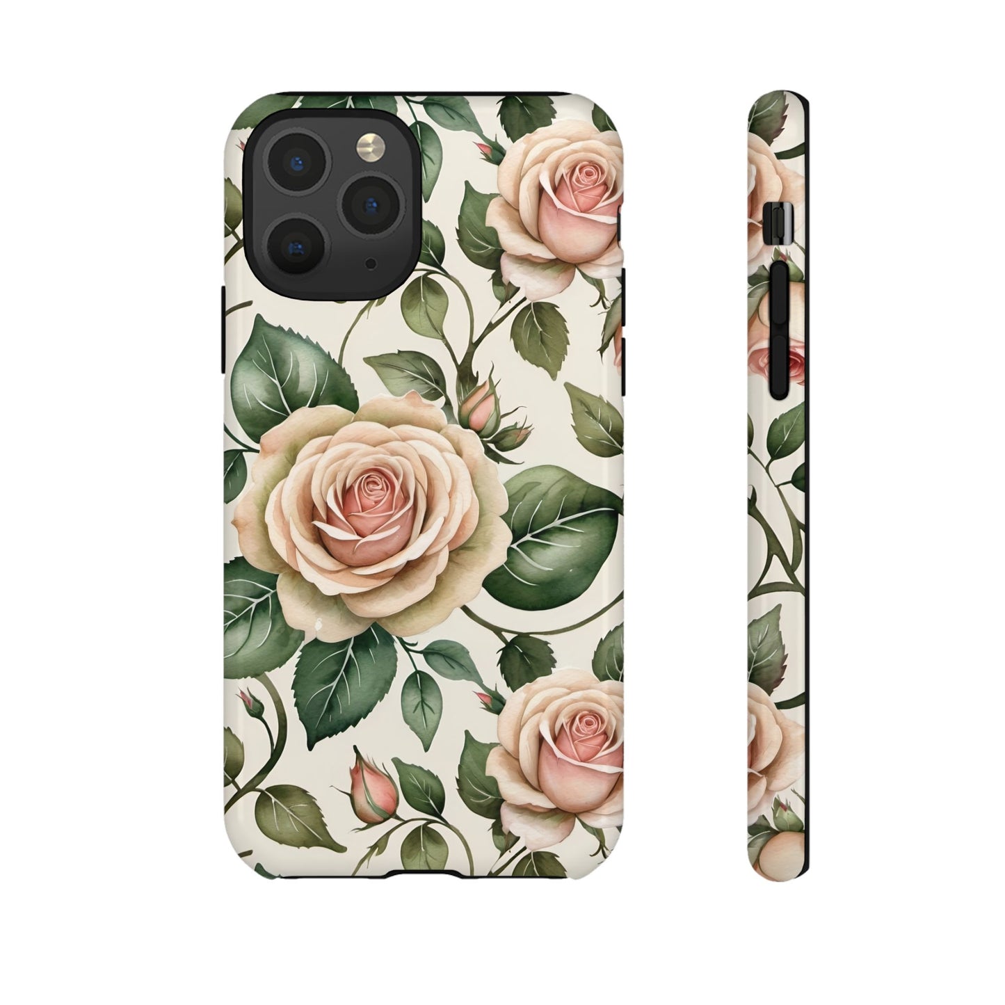 Watercolor Large Roses Tough Cases 2