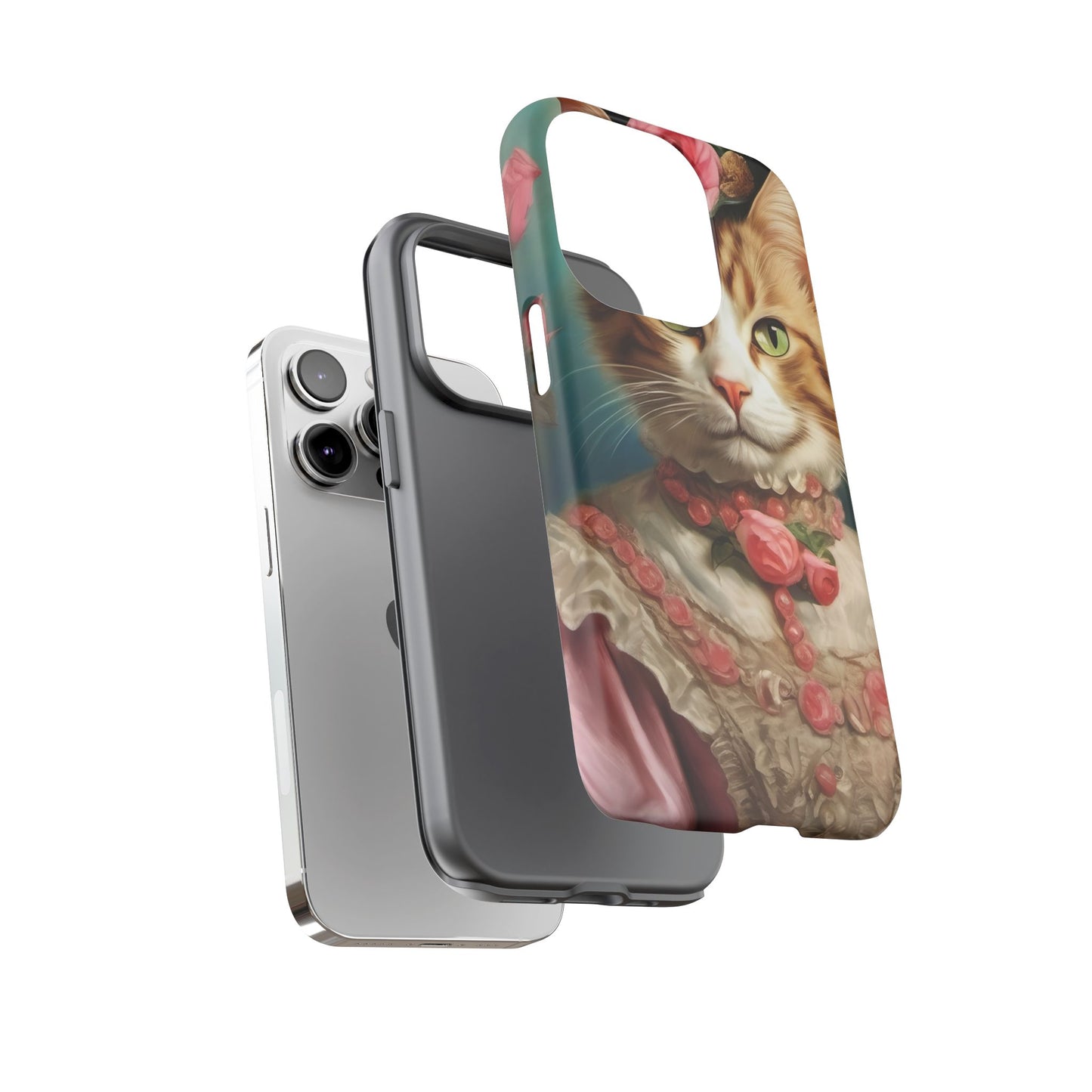 Rococo Cat Tough Phone Cases (A Queen 2)