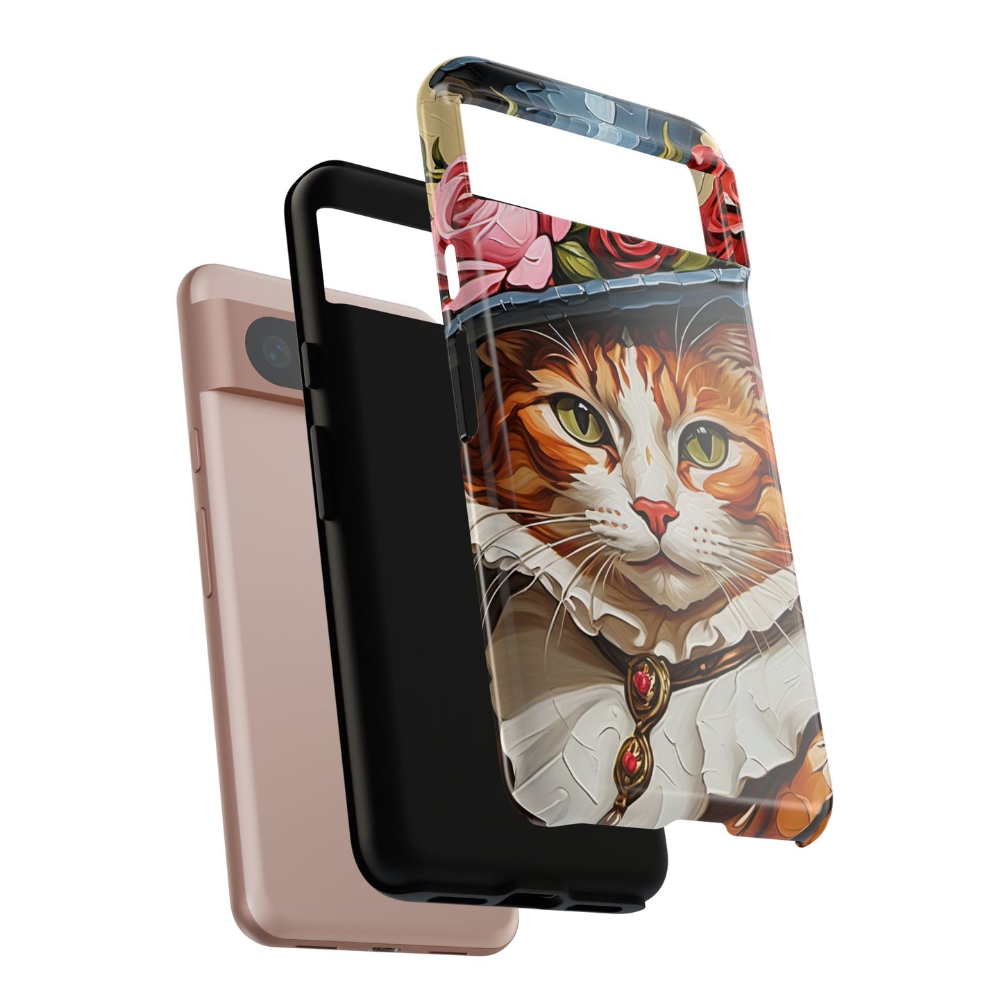 Oil Painting Cat Tough Phone Cases (A Gentleman)