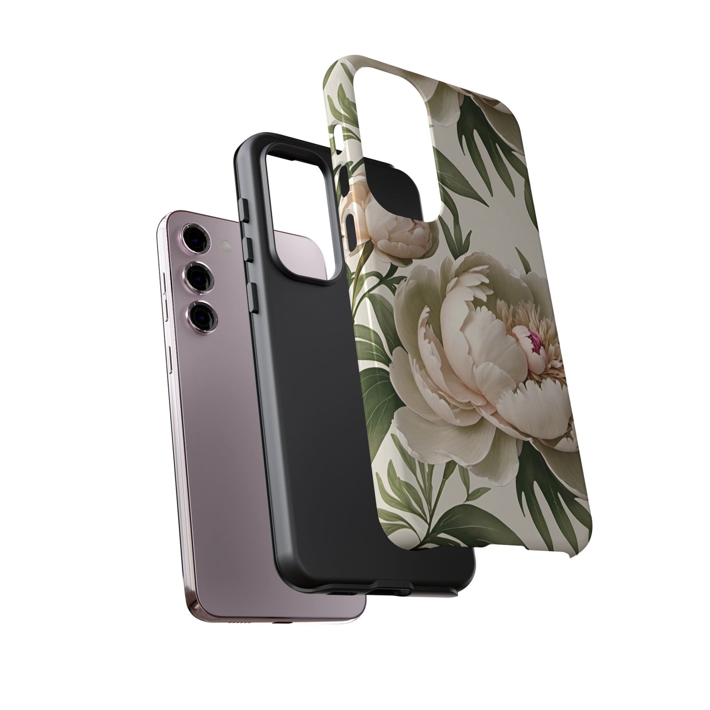 Watercolor Large Peonies Tough Cases
