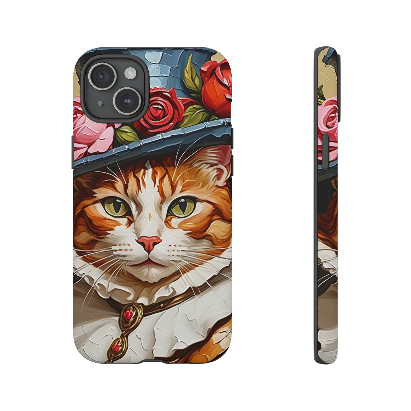 Oil Painting Cat Tough Phone Cases (A Gentleman)